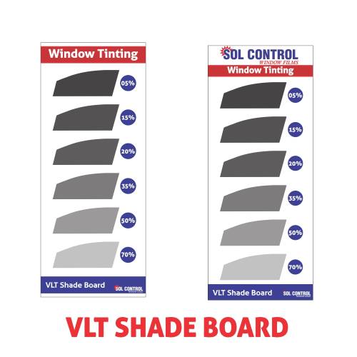 Window Tint VLT Display Board